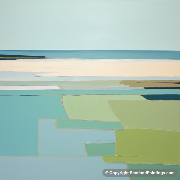 Painting - Gullane Beach - Modern & Minimal