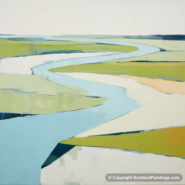 Painting - River Lossie - Modern & Minimal