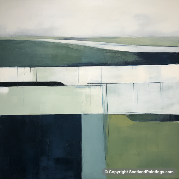 Painting - River Lossie - Modern & Minimal