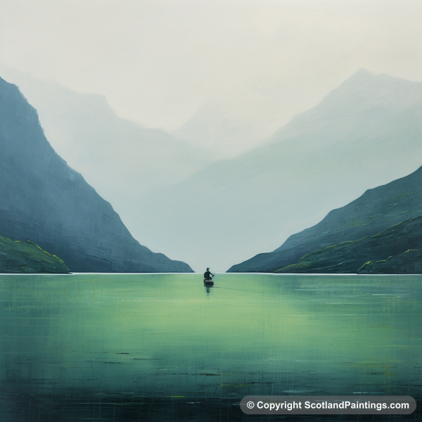 Painting - Loch Arkaig - Modern & Minimal