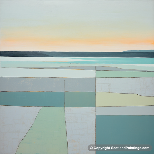 Painting - Balmedie Beach - Modern & Minimal