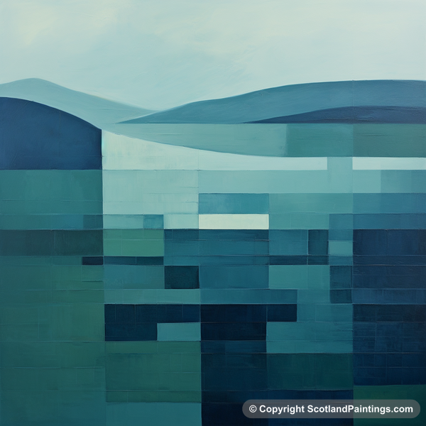 Painting - Loch Feochan - Modern & Minimal