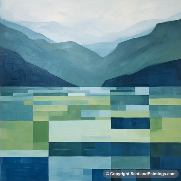 Painting - Loch Tay - Modern & Minimal