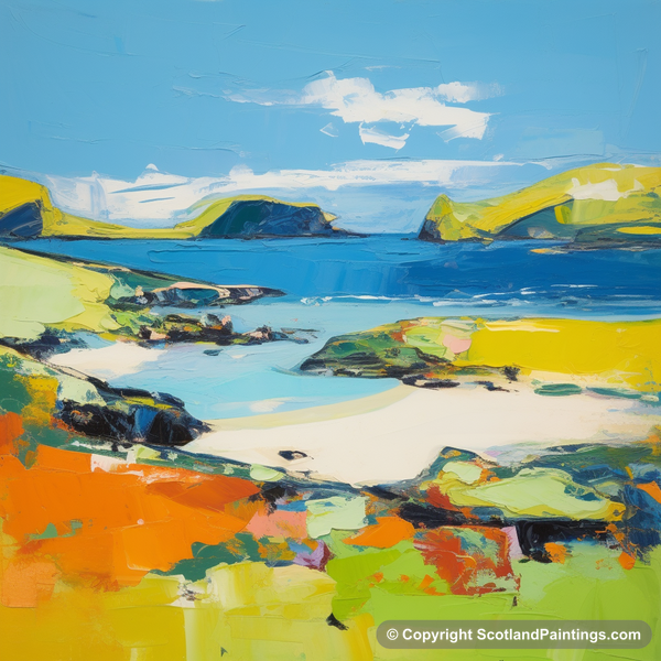 Painting - Balnakeil Bay - Abstract