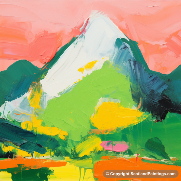 Painting - Aonach Mòr - Abstract