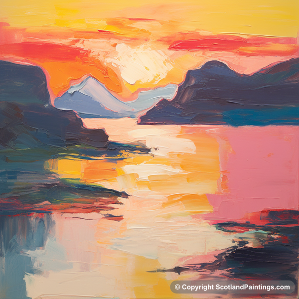 Painting - Shieldaig Bay - Abstract