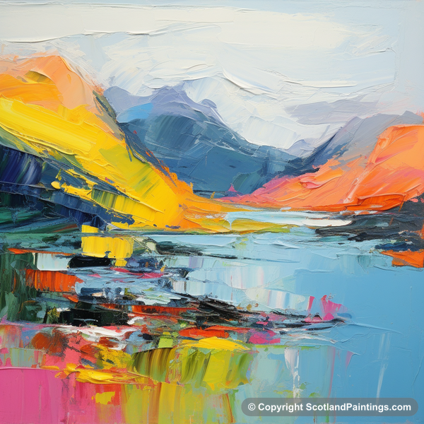 Painting - Loch Shiel - Abstract