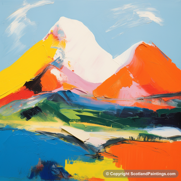 Painting - An Teallach - Abstract