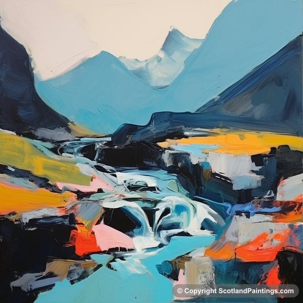 Painting - The Fairy Pools - Abstract