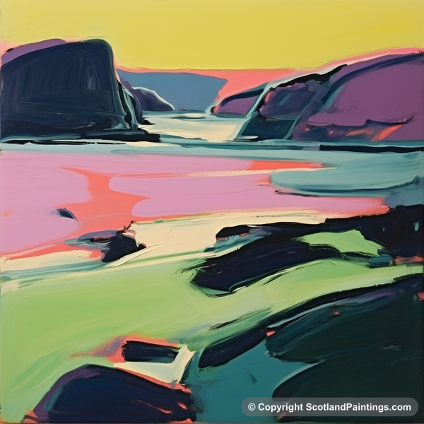 Painting - Durness Beach - Abstract