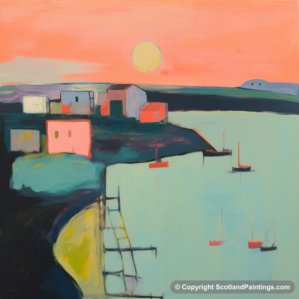 Painting - Charlestown Harbour - Abstract