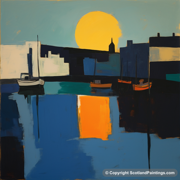 Painting - Charlestown Harbour - Abstract