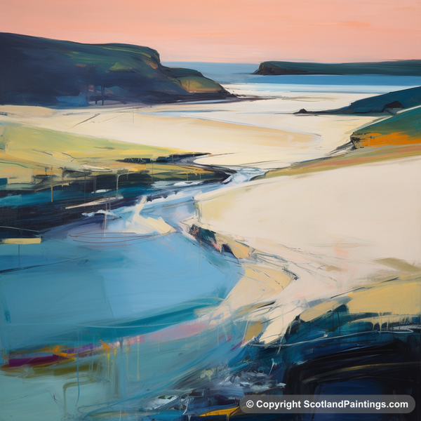 Painting - Sandwood Bay - Scottish Coves