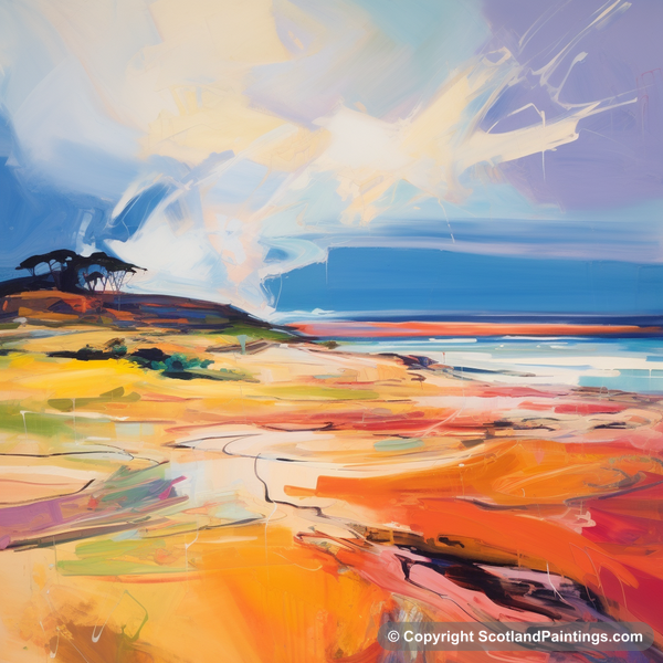 Painting - Gullane Beach - Scottish Beaches