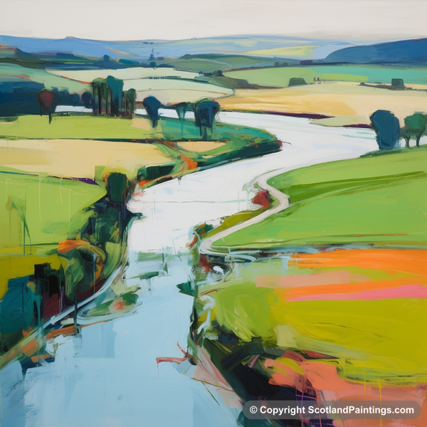 Painting - River Nith - Scotland in Summer