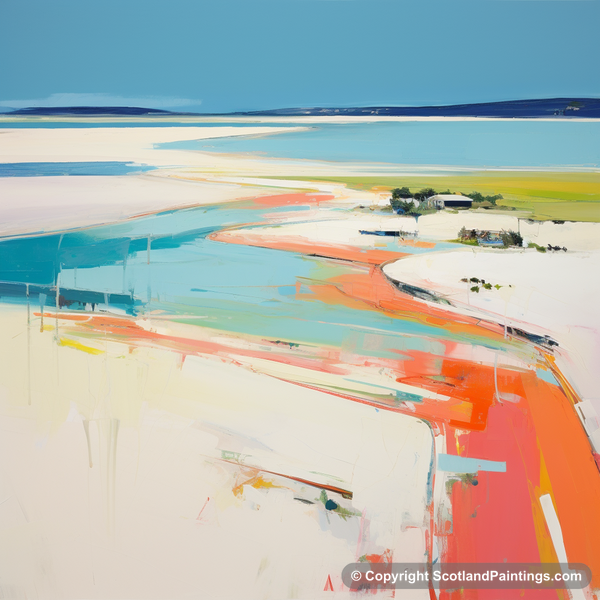 Painting - Nairn Beach - Scotland in Summer