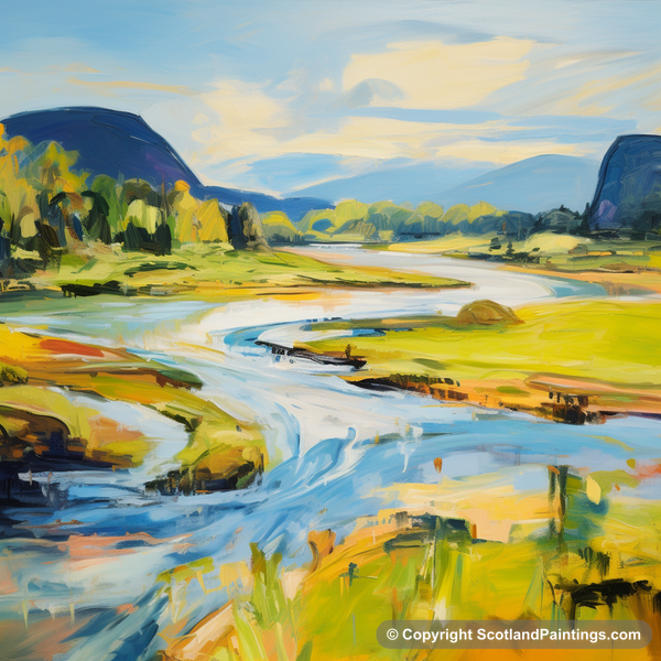 Painting - River Spey - Scotland in Summer