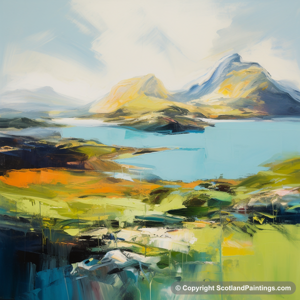 Painting - Ben More Assynt - Scottish Mountains