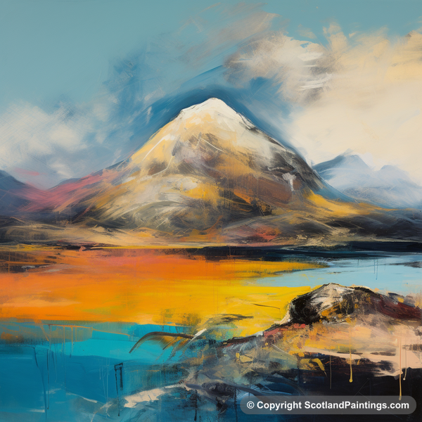 Painting - Ben More Assynt - Scottish Mountains