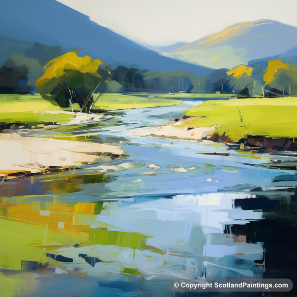 Painting - River Orchy - Scotland in Summer