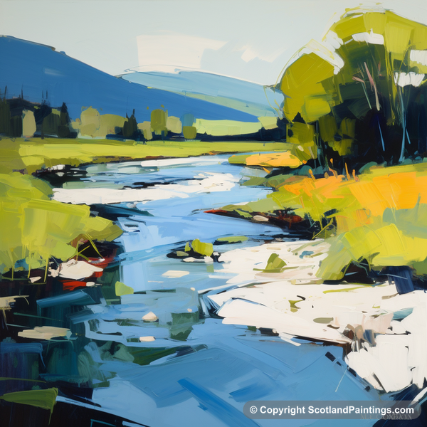 Painting - River Orchy - Scotland in Summer