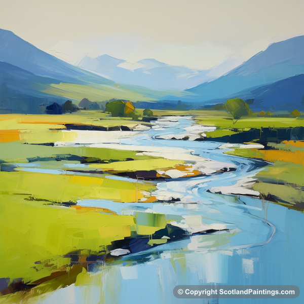 Painting - River Orchy - Scotland in Summer