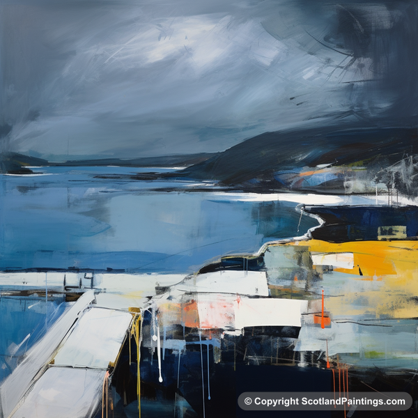 Painting - Gairloch Harbour - Scottish Harbours