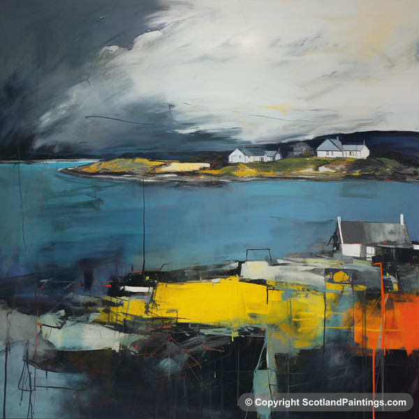 Painting - Gairloch Harbour - Scottish Harbours