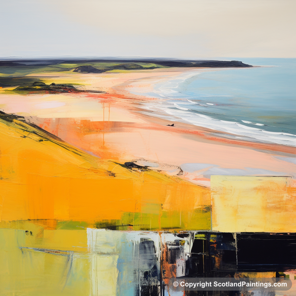 Painting - Lunan Bay - Scottish Beaches