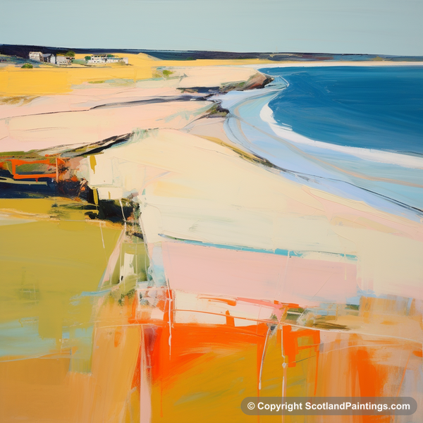 Painting - Lunan Bay - Scottish Beaches