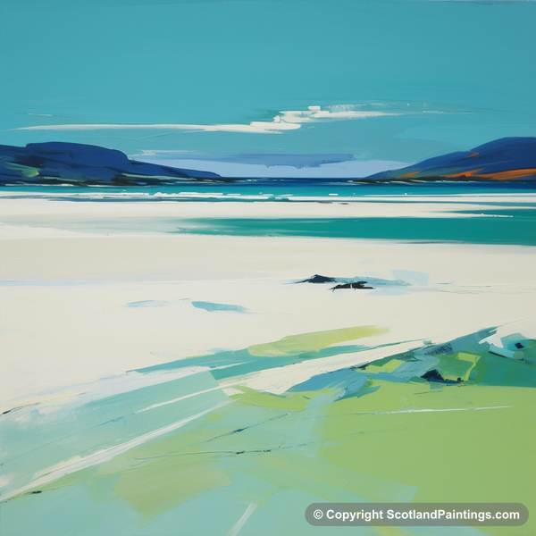 Painting - Luskentyre Sands - Scottish Beaches