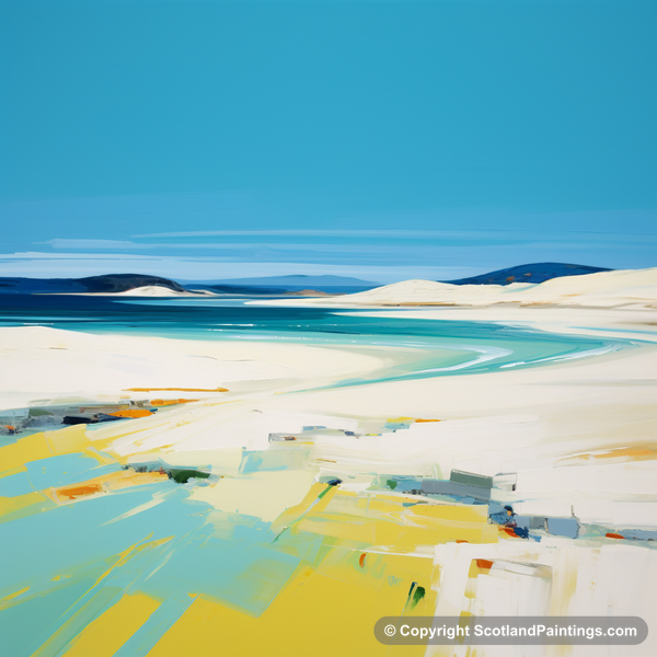 Painting - Luskentyre Sands - Scottish Beaches