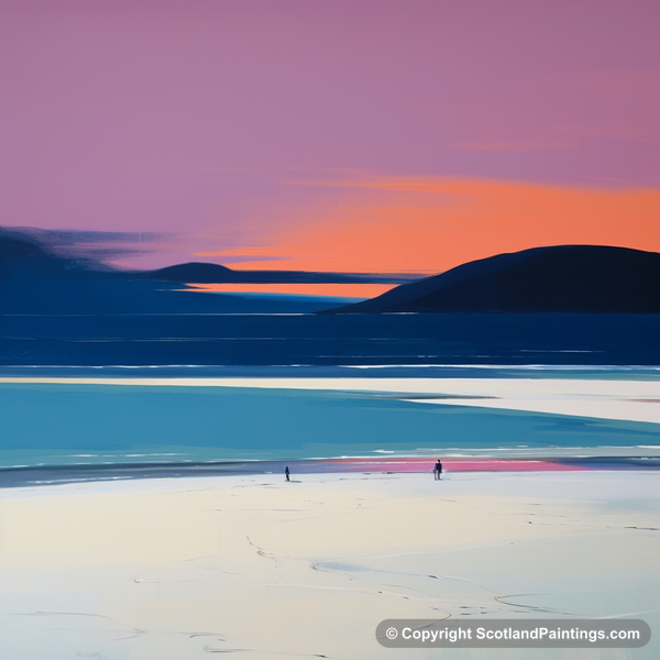 Painting - Luskentyre Beach - Scottish Beaches