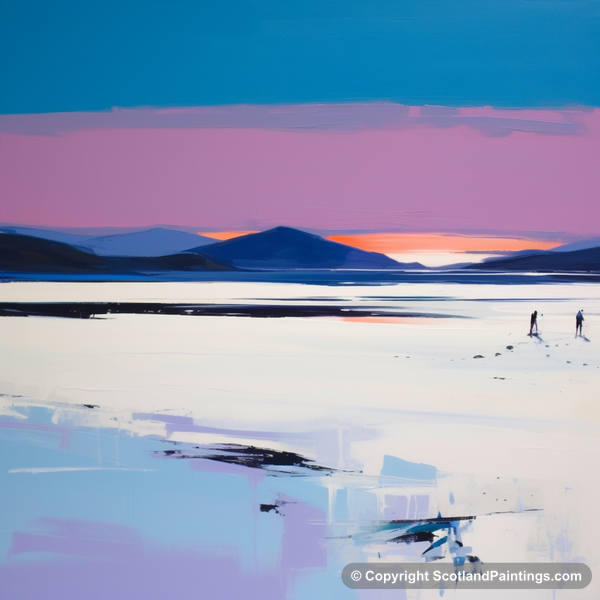 Painting - Luskentyre Beach - Scottish Beaches