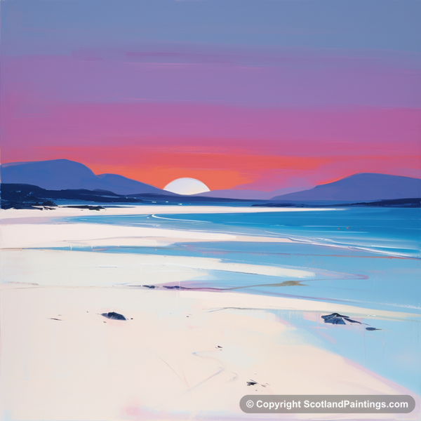 Painting - Luskentyre Beach - Scottish Beaches