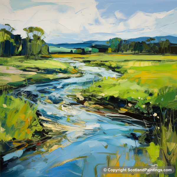 Painting - River Leven - Scotland in Summer