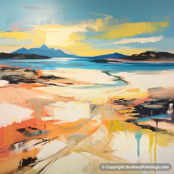 Painting - Mellon Udrigle Beach - Scottish Coves