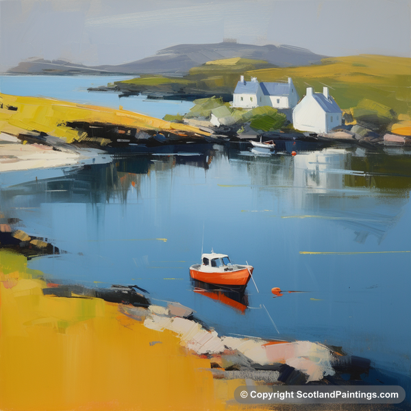 Painting - Scourie Bay - Scottish Coves