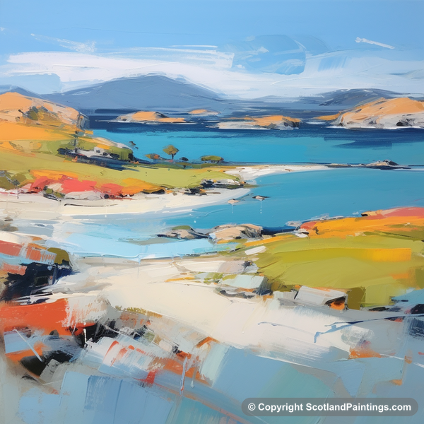 Painting - Scourie Bay - Scottish Coves