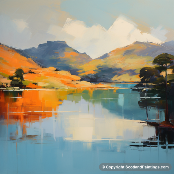 Painting - Loch Katrine - Scottish Lochs