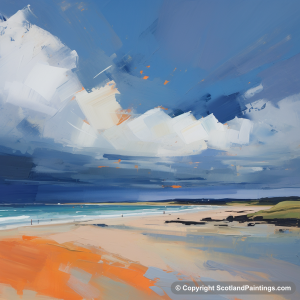 Painting - Gullane Beach - Scottish Beaches