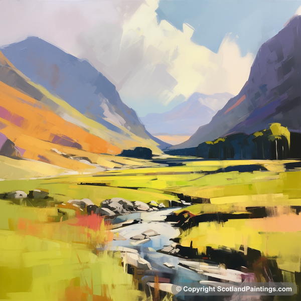 Painting - Glen Coe - Scotland in Summer