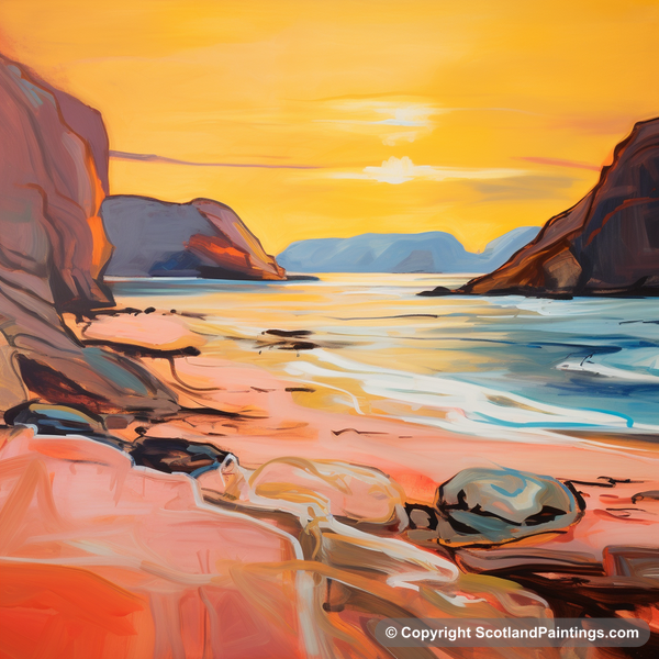 Painting - Sandwood Bay - Scottish Coves