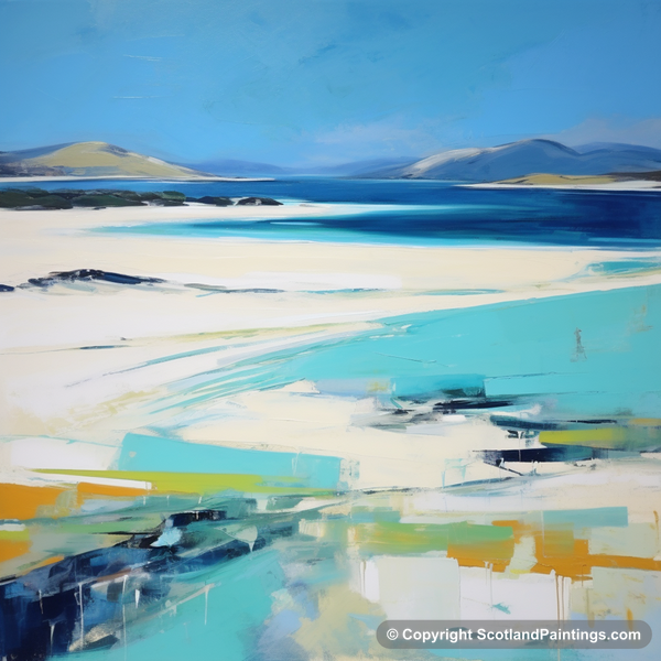 Painting - Seilebost Beach - Scottish Beaches