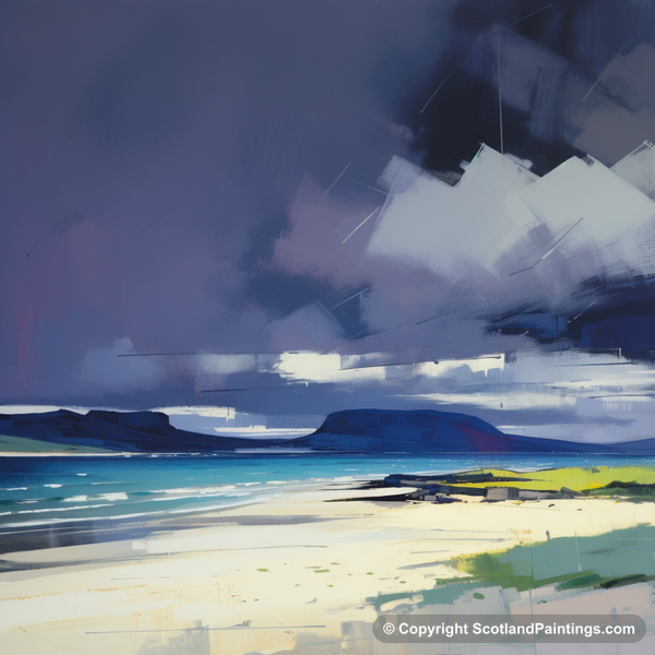 Painting - Seilebost Beach - Scottish Beaches