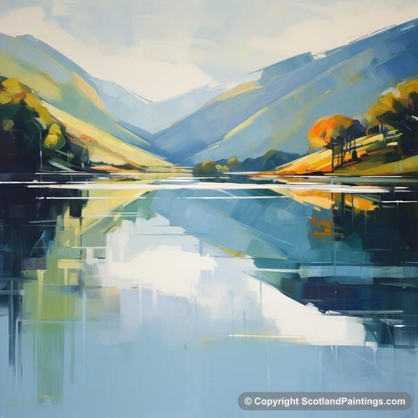 Painting - Loch Earn - Scottish Lochs