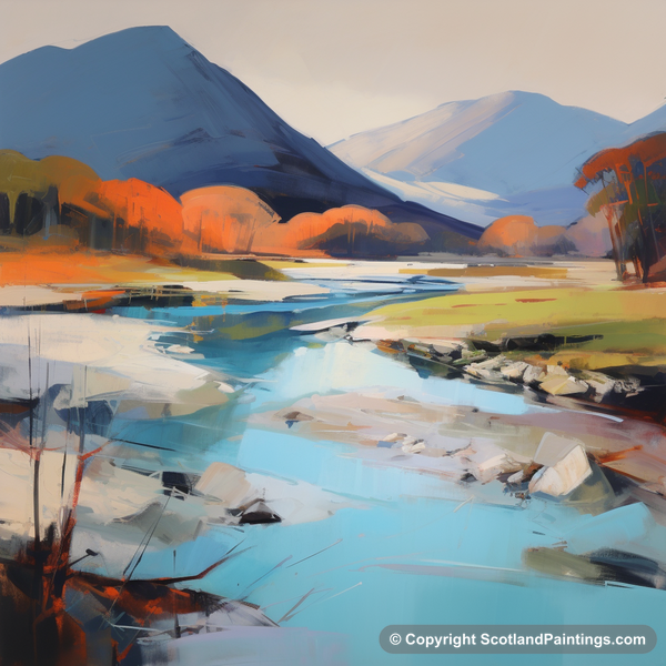 Painting - River Etive - Scottish Rivers