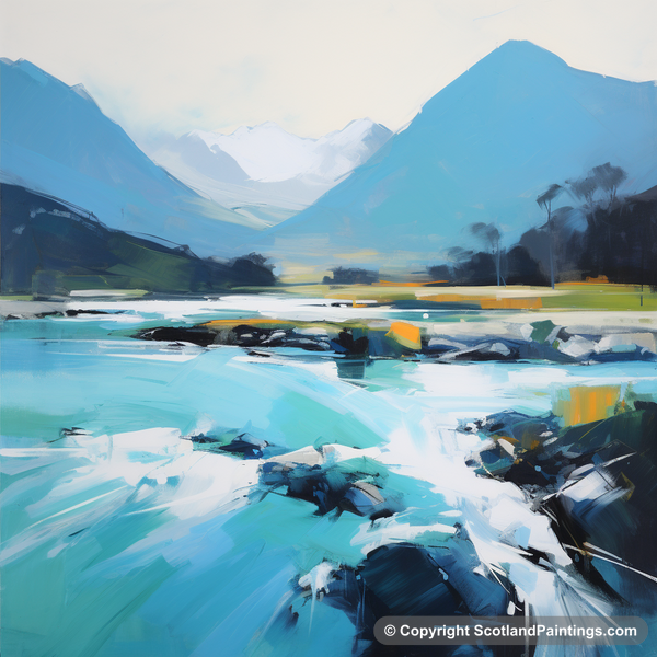 Painting - River Etive - Scottish Rivers