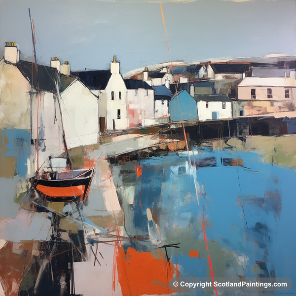 Painting - Anstruther - Scottish Villages