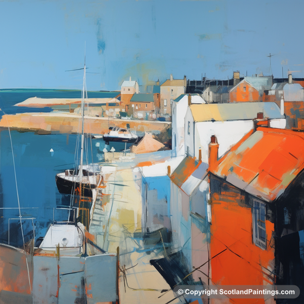 Painting - Anstruther - Scottish Villages